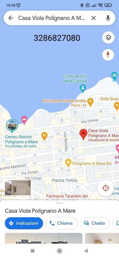 Monolocale Piano Terra Casa Viola- Loc Breve Διαμέρισμα Polignano a Mare Εξωτερικό φωτογραφία